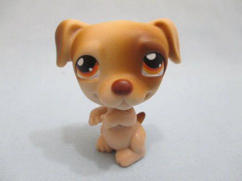 LIKE NEW Littlest Pet Shop Brown Jack Russell Dog 109 Authentic Lps Mar16ni